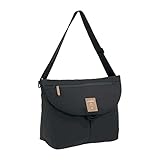 LÄSSIG Baby Wickeltasche inkl. Accessoires/Green Label Manu Messenger Bag black