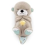 Fisher-Price Schlummer Otter Kuscheltier mit Atembewegung und Musik, Baby Erstausstattung,...