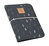 LÄSSIG Baby Windeltasche mit Wickelunterlage für unterwegs/Changing Pouch, Dunkelgrün...