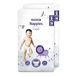 By Amazon Ultra Dry Windeln Größe 5 (10-16 kg) - MONATSBOX, Weiß, 152 Stück (2...