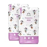 Amazon-Marke: Mama Bear Disney Ultra Dry Windeln Größe 5 (10-16 kg) - MONATSBOX, Weiß,...