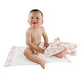 Teqler Baby-Wickelunterlagen: Wickelunterlagen mit verschiedenen Motiven für unterwegs,...