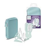AVENT Babypflege-Set – Starter-Set mit 9 Zubehörteilen: Nagelknipser, Schere, 3...