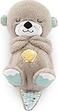 Fisher-Price Schlummer Otter Kuscheltier mit Atembewegung und Musik, Baby Erstausstattung,...