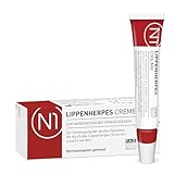 N1 Herpes Creme bei Lippenherpes mit Sofort-Effekt 4 g - INTENSIV-CREME - verhindert...