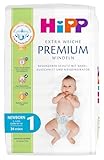 HiPP Extra Weiche Premium Windeln 1, Newborn 2-5 kg, 72 Stück (3 Packungen mit 24), mit...