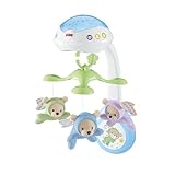 Fisher-Price 3-in-1-Traumbärchen-Mobile, Mobile für Babybett, Elektrisches Mobile mit...