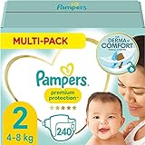 Pampers Baby Windeln Größe 2 (4-8kg) Premium Protection, Mini, 240 Stück, Alte Version