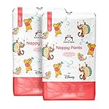 Amazon-Marke: Mama Bear Disney Windelhöschen Größe 5 (12-17 kg) - MONATSBOX, Weiß, 140...